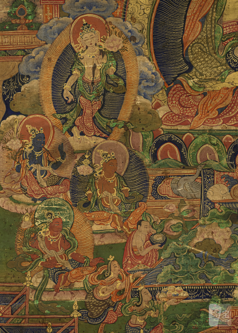 A THANGKA DEPICTING BUDDHA AMITABHA - 图3